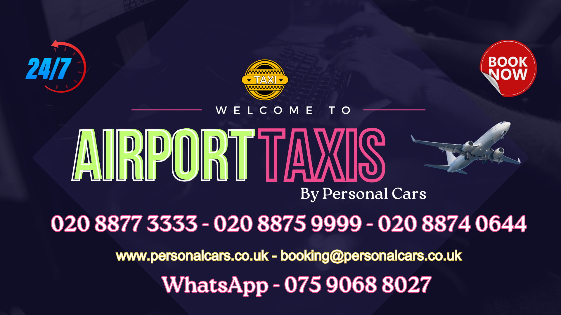 Airport taxis by personal cars