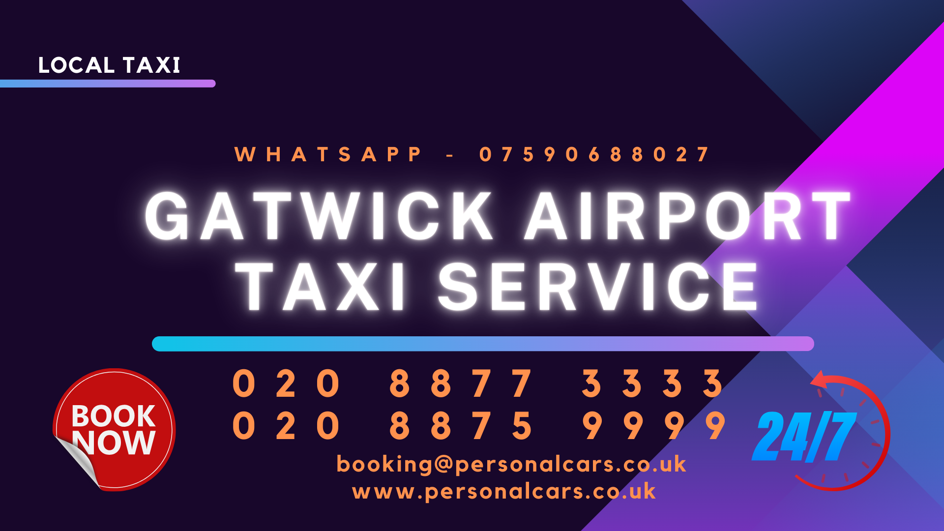Gatwick airport taxi service
