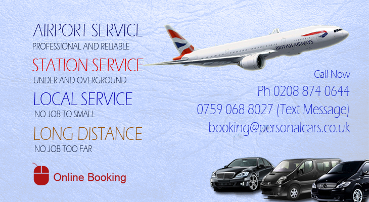 airport transfer minicab taxi service personalcars